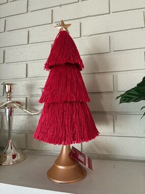 Ashland Red Tassel Holiday Tree Decor